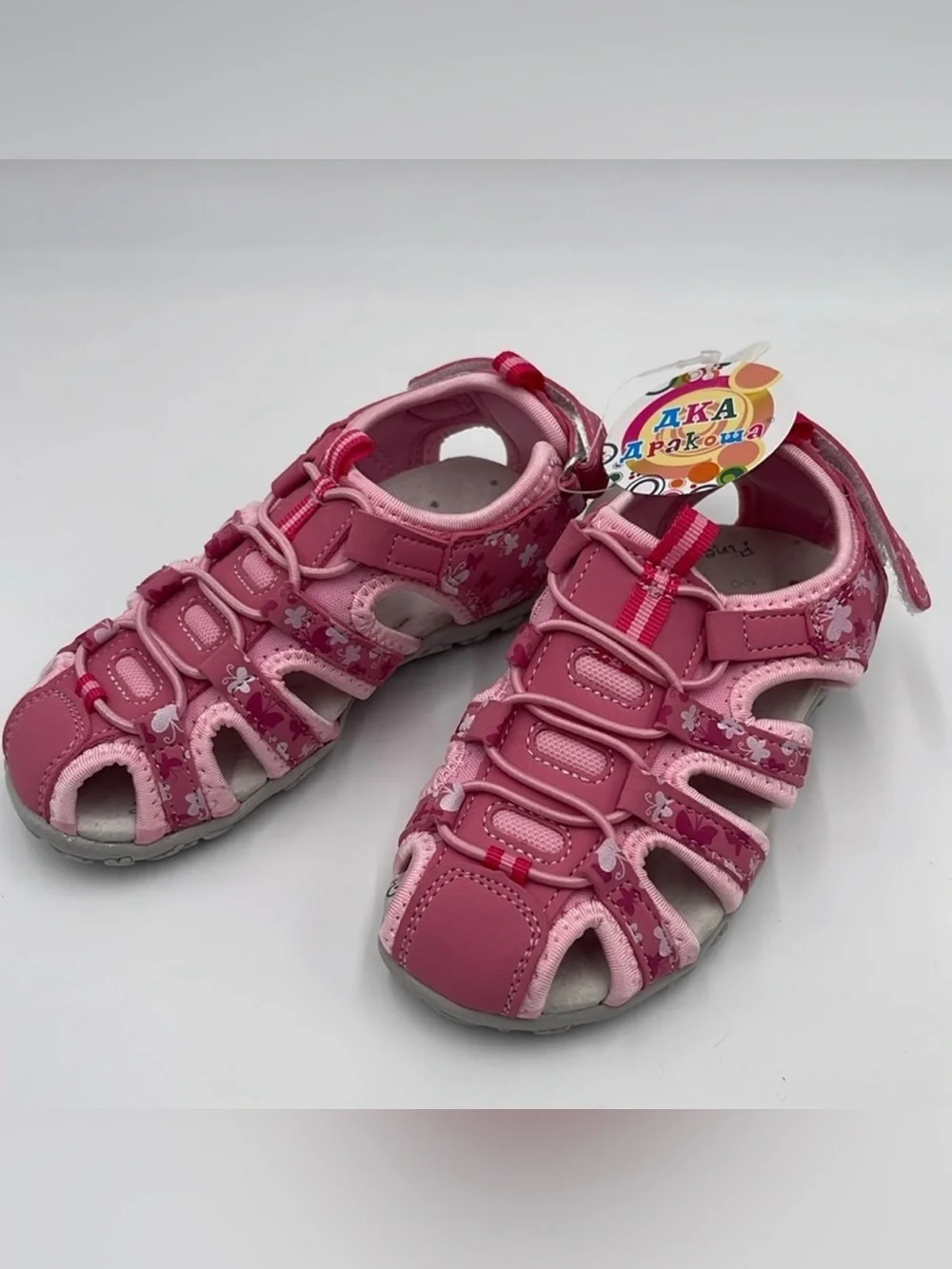 NWT Apakowa kids Pink Sandals size 26